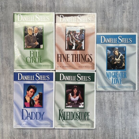 Danielle Steel's DVD Daddy, Kaleidoscope, No Greater Love Lot Of 5 - Picture 1 of 6
